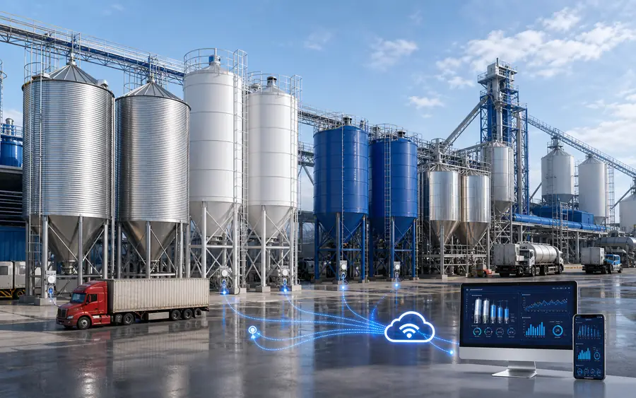Multi-silo patch-mount weighing retrofit at a plant
