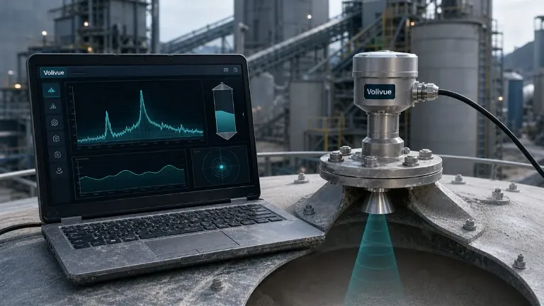 How 80GHz FMCW Radar Measures Level Reliably Through Dust